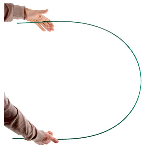 Zielone Tyczki do Pomidorów Kompozytowe Ekologiczne 8 mm 150 cm Podpora EKO
