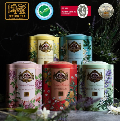 Чай зеленый Basilur FLORAL BOUQUET в ж/б 100г