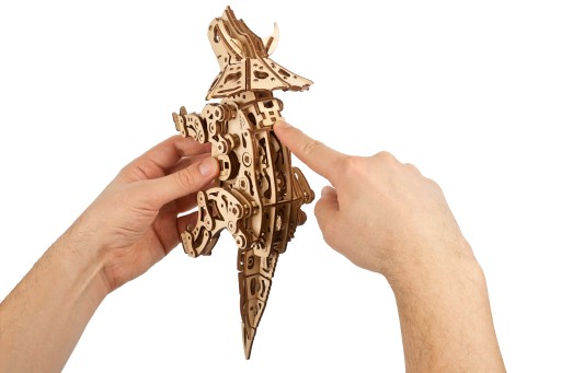 Механический 3D-пазл Трицератопс UGears