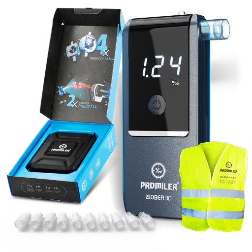 Алкотестер PROMILER iSOBER 30 — точность в 2 раза выше!