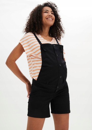 Шорты для беременных, ЧЕРНЫЕ 42 1C2C28 БРЮКИ BONPRIX BIB