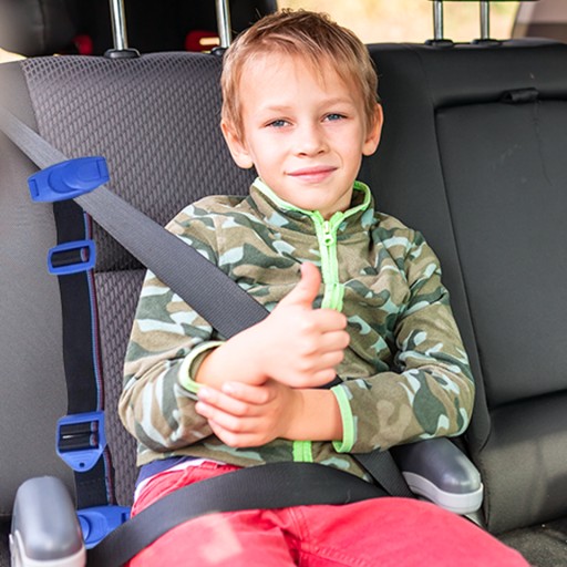 SMART KID BELT Автомобильный ремень вместо автокресла и подушки.