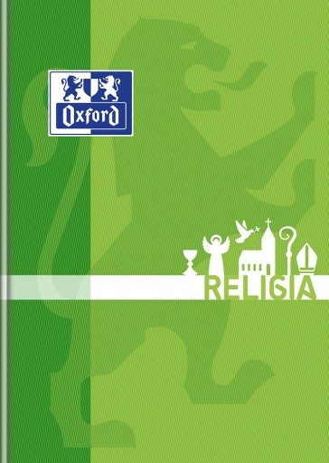 Brulion A5 80k клетчатый OXFORD RELIGION микс цветов
