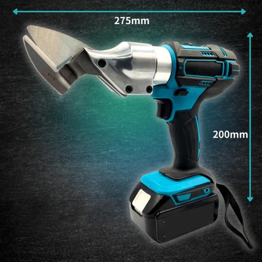 NOŻYCZKI METALOWE AKUMULATOROWE NOŻYCE SKOKOWE DO CIĘCIA BLACHY 88V 800W