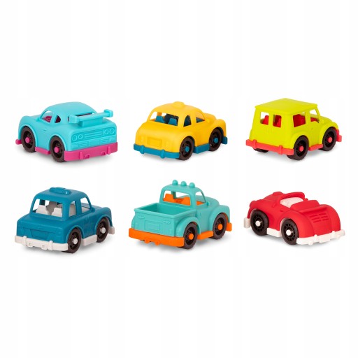 ПОДАРОЧНЫЙ НАБОР НА ГОДОВОЙ ЮБИЛЕЙ ИЗ 6 МАЛЕНЬКИХ МАШИНОК B.TOYS