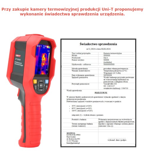 Тепловизионная камера UTi720E 256х192 с Wi-Fi