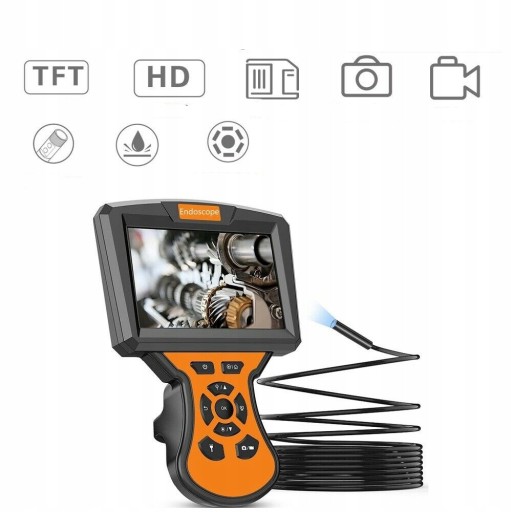 ЭНДОСКОПНАЯ КАМЕРА ДЛЯ ПРОВЕРКИ 5M 8LED 1080P HD 3X