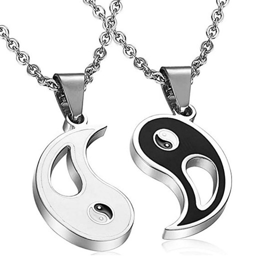 NASZYJNIK PRZYJAŹNI BEST FRIEND YIN & YANG