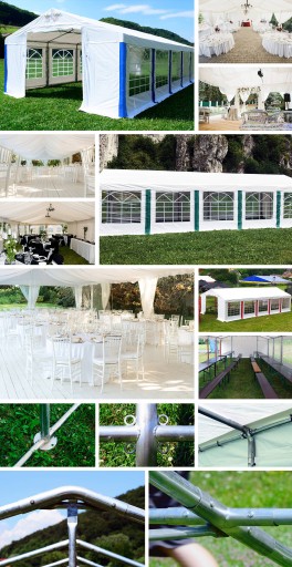Namioty Handlowe 5x8m [3m] Całoroczne DAS 580 W