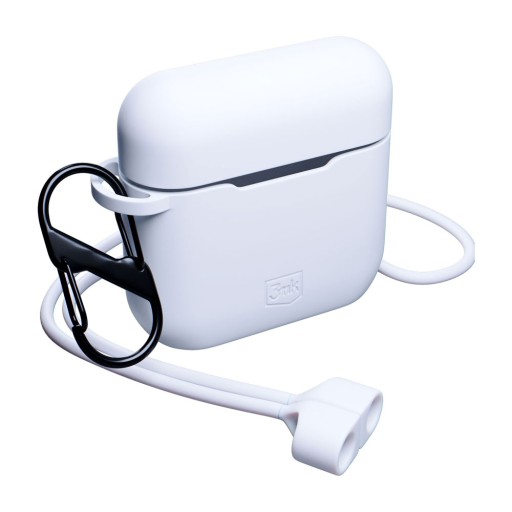 Белый чехол для наушников AirPods 3-го поколения 3mk.