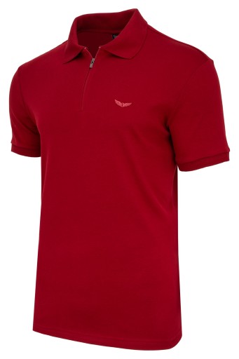 Koszulka polo Montello 100% bawełna, suwak r XL
