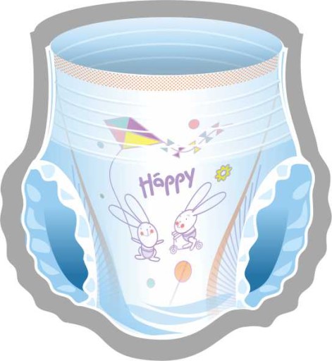 Подгузники Happy Pants JUNIOR, PUSH ON, 22 шт.