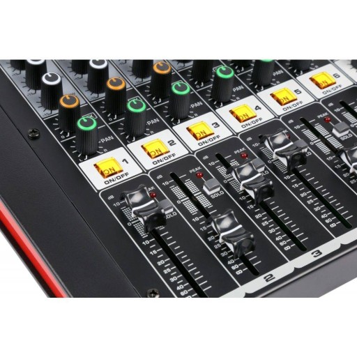 4-КАНАЛЬНЫЙ АНАЛОГОВЫЙ МОЩНЫЙ МИКШЕР PD 400 Вт/USB/BT