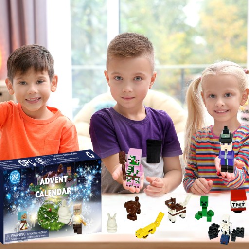 Адвент-календарь Minecraft из 24 предметов