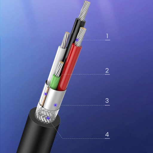Кабель Ugreen USB/USB Type B для принтера, шнур длиной 5 м.