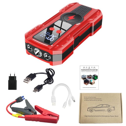 АВТОМОБИЛЬНЫЙ СТАРТЕР POWER BANK SURVIVE МОЩНЫЙ 99900МАЧ