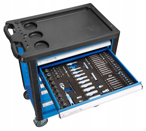 HOGERT HT7G052 ТЕЛЕЖКА ДЛЯ ИНСТРУМЕНТОВ, 171 шт.