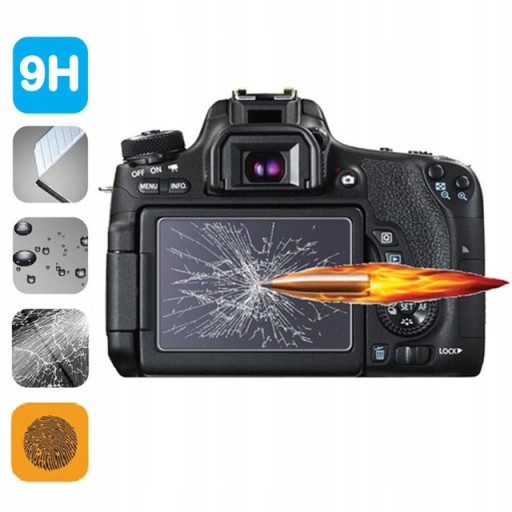 ЗАКАЛЕННОЕ ЗАЩИТНОЕ ЖК-СТЕКЛО ДЛЯ CANON EOS 1200D
