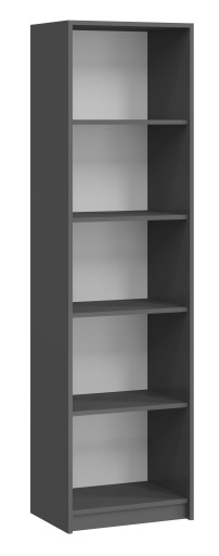 КНИЖНЫЙ ШКАФ ДЛЯ ОТКРЫТОГО ОФИСА EWA 60 СМ ГРАФИТ, СОЕДИНИТЕЛЬ, ПОЛКА