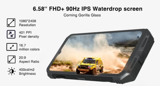 DOOGEE S PUNK PANCERNY Smartfon 16/256GB 10800mAh 6,58