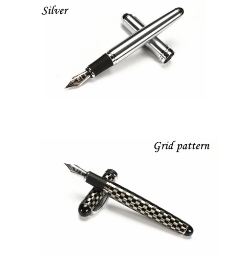 Jinhao X750 Лакированный 15 цветов с серебряной отделкой Перо для каллиграфии Фонтан