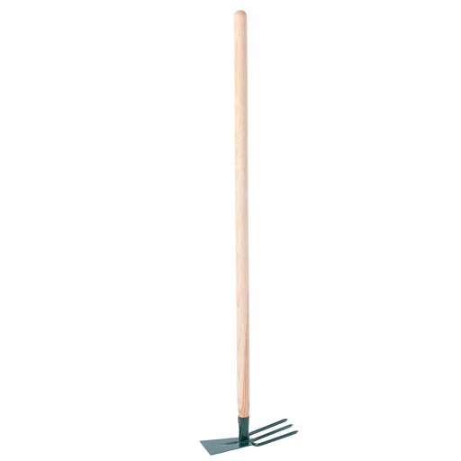 MOTYKA MOTYCZKA OGRODOWA DO KOPANIA KOPACZKA Z WIDEŁKAMI 7cm HACZKA 83cm
