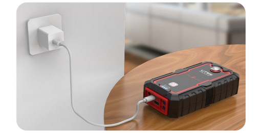 ПУСКОВОЕ УСТРОЙСТВО ДЛЯ АВТОМОБИЛЯ 2000A JUMP STARTER POWERBANK