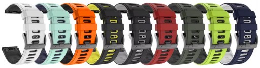 GRANATOWO-BIAŁY Pasek Garmin Fenix 5S Plus (Tech-Band)