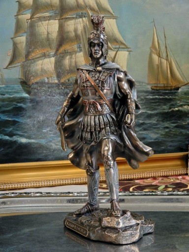 ALEKSANDER MACEDOŃSKI FIGURKA NA MARMUR GRAWER v