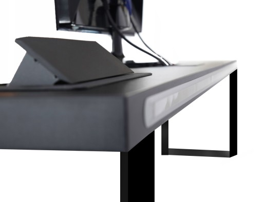 LOFT УГЛОВОЙ ИГРОВОЙ СТОЛ КОМПЬЮТЕР 240x160 РОЗЕТКИ ПРОИЗВОДИТЕЛЬ