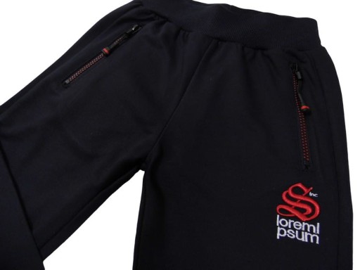 SPODNIE dresowe suwaki 2912 POWER 32zł.brutto