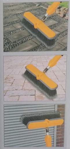 Szczotka do mycia paneli teleskopowa aut kamperów
