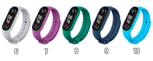 РЕМЕНЬ для Xiaomi Mi Band 5 — МНОГО ЦВЕТОВ