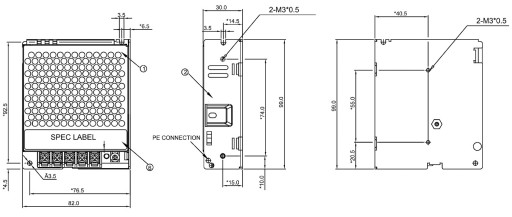 ИМПУЛЬСНЫЙ ИСТОЧНИК ПИТАНИЯ PMT-24V50W2BA Delta Electronics