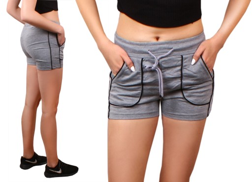 СПОРТИВНЫЕ ШОРТЫ короткие ШОРТЫ графитовые 158# S/M