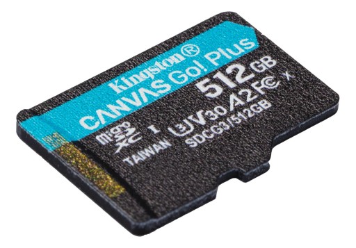 Кингстон | Карта памяти microSD | Холст, вперед! Плюс | 512 ГБ | микроSDHC/SDXC