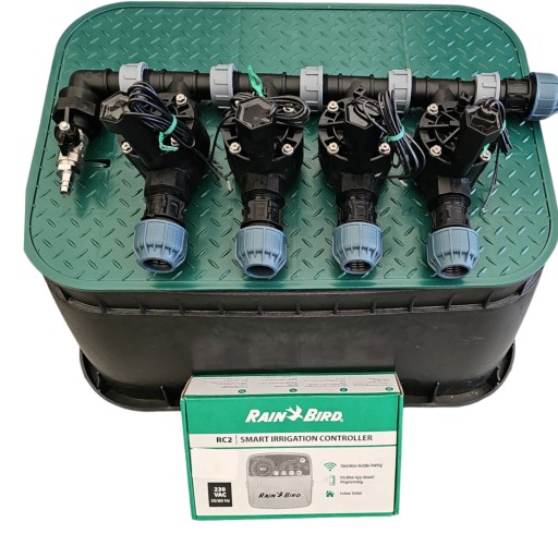 Комплект Rain Bird HV, 4 секции, компрессор RainBird, контроллер RC2 с Wi-Fi PE 32