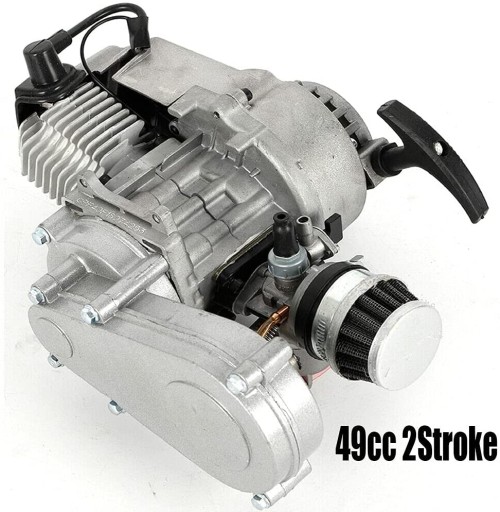 SILNIK POCKET BIKE MINI QUAD ŚCIGACZ DIRT KOMPLETNY ZESTAW 49cc