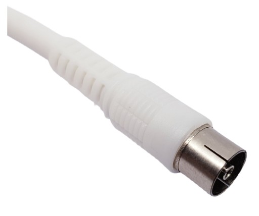 Kabel przewód antenowy TV-VIDEO 1M 1,02Cu 4K HD