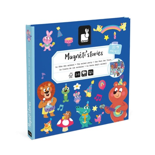 Магнитная вечеринка-пазл в лесу Magneti's Stories, 3 года+, Янод