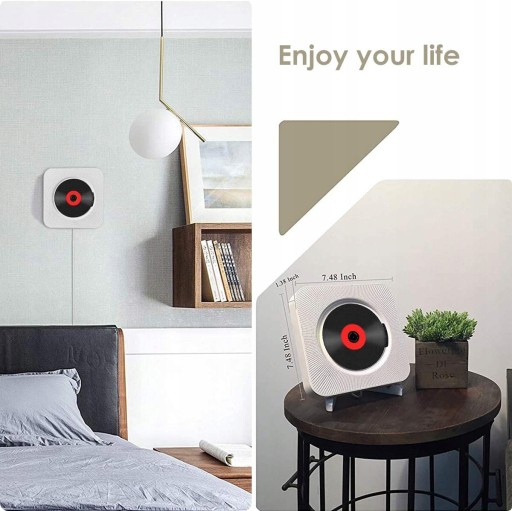 CD-плеер, настенный Bluetooth-динамик