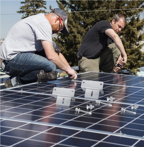 Uchwyty montażowe paneli solarnych typ Z 8 sztuk