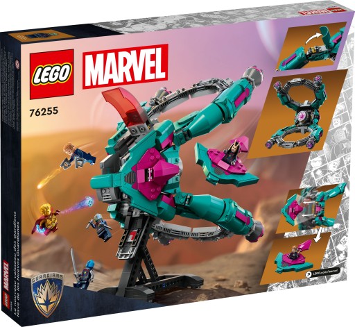 LEGO MARVEL STATEK KOSMICZNY STRAŻNICY GALAKTYKI 5 MINIFIGUREK AVENGERS