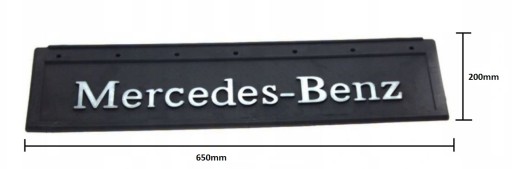 Брызговик, фартук, чехол, 650х200, надпись MERCEDES