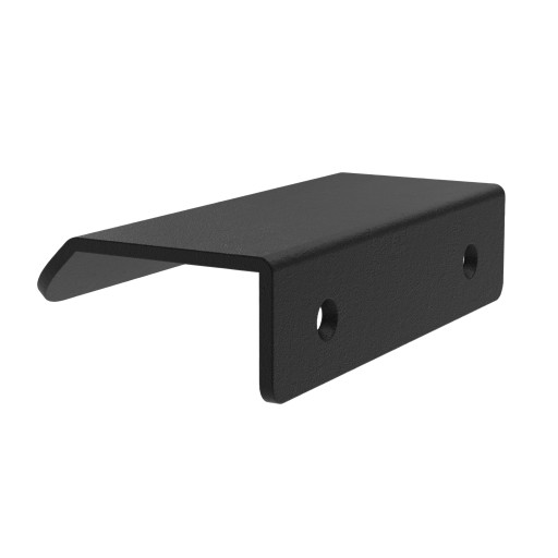Uchwyt meblowy klasyczny czarny mat 8 x 4,2 x 2 cm