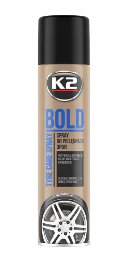 K2 BOLD TIRE FOAM SPRAY 600мл.