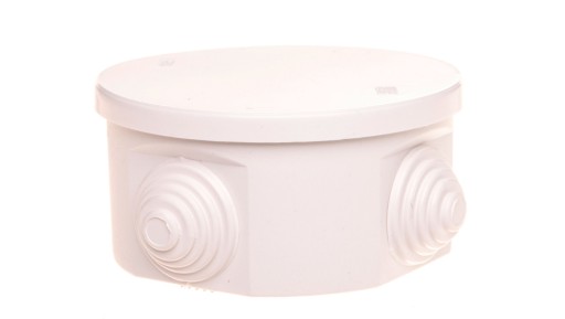 Fast-Box Puszka natynkowa hermetyczna pojedyncza 80x40mm IP44 biała 0241-00