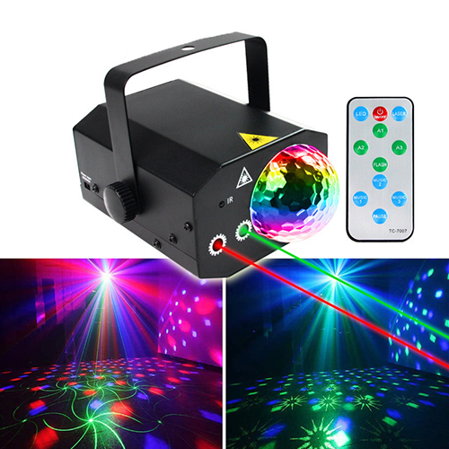 ПРОЕКТОР DISCO BALL, СВЕТОДИОДНЫЙ ОТРАЖАТЕЛЬ RGB
