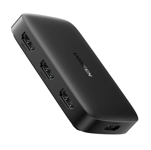 РАЗДЕЛИТЕЛЬ UGREEN SWITCH 3x РАЗДЕЛИТЕЛЬ HDMI 4K, 30 Гц ПЕРЕКЛЮЧАТЕЛЬ PLUG & PLAY