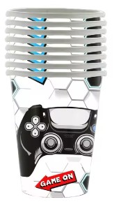 JEDNORAZOWY ZESTAW URODZINOWY DLA GRACZA 50 SZT GAME